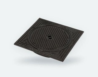 GY deksel 40 × 40 cm, dicht, 315 mm