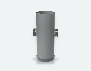 PVC zandvangput, 500 mm, met filter, 2 × 160 mm, hoogte 110 cm