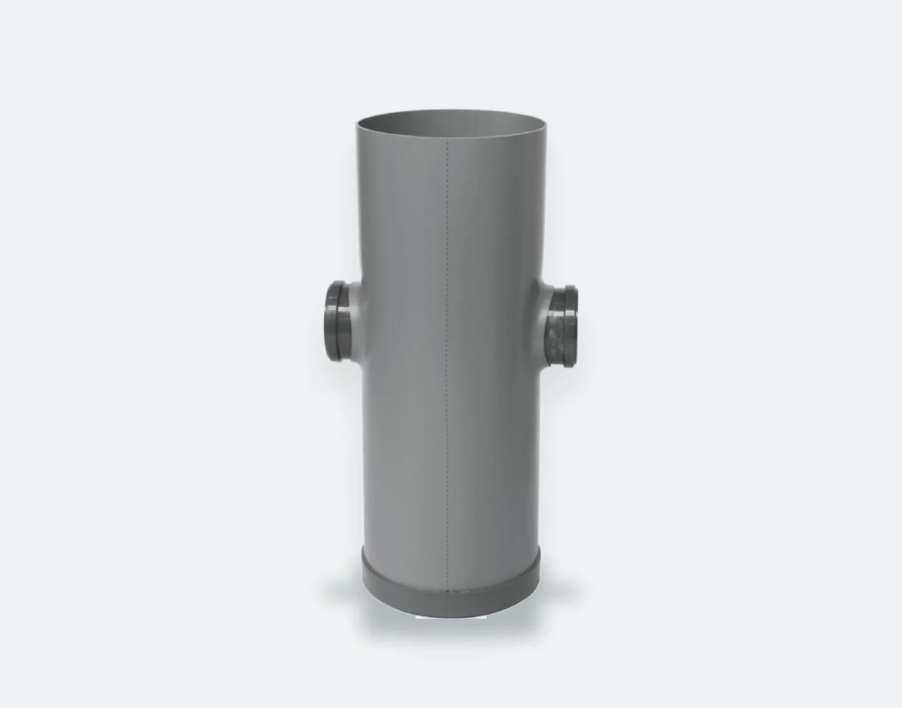 PVC zandvangput, 400 mm, met filter, 2 × 160 mm, hoogte 100 cm