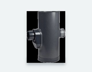 Pluvia Ontlastput 315 mm, hoogte 700 mm, 12 l/s, 2 × 125 mm