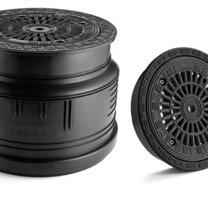 Putdeksel rond 315mm manchetmof, open rooster