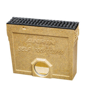 Anrin slibvangput SELF-100, ECO, Mini, GY sleufrooster L= 50