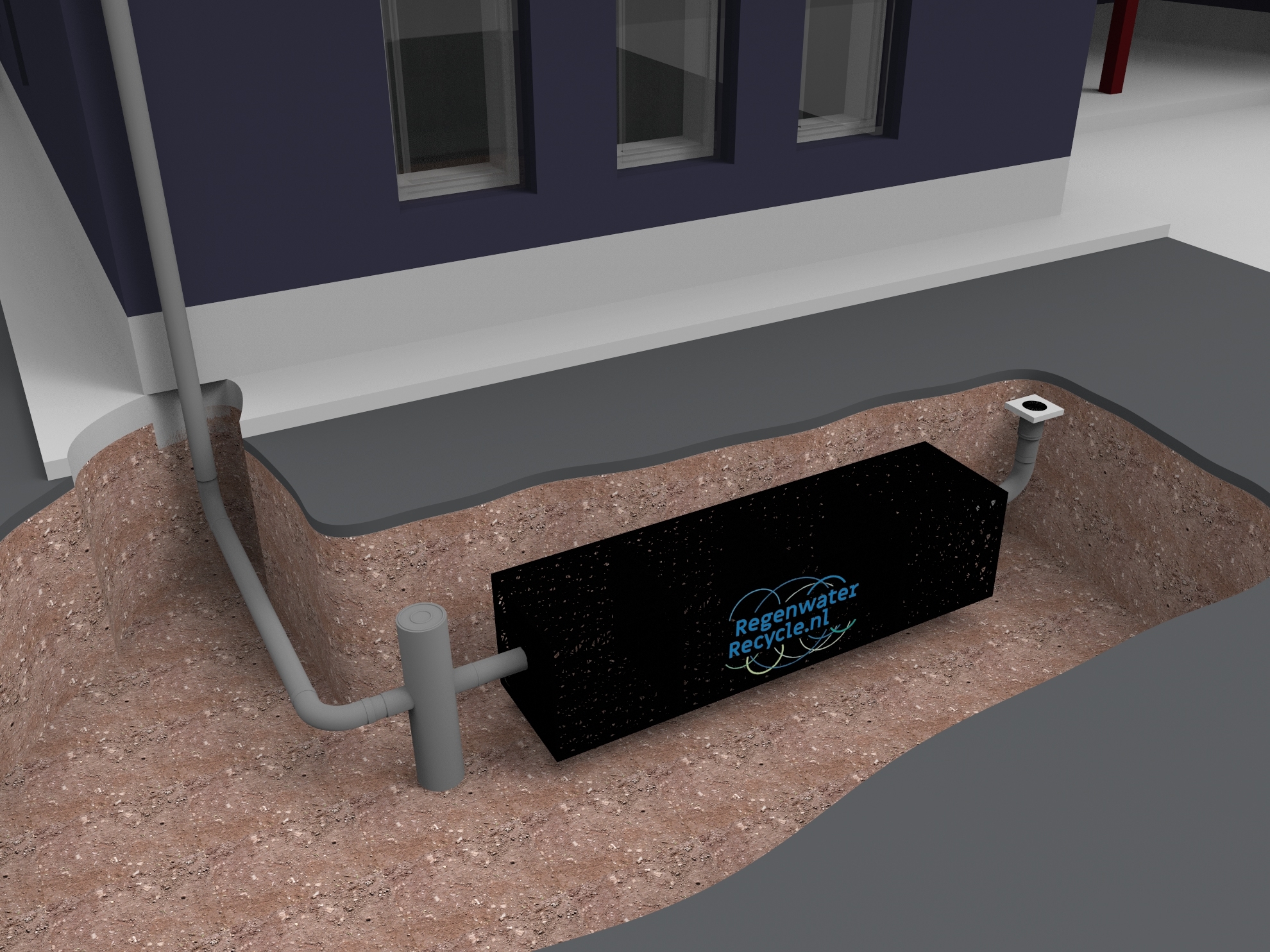 Regenwaterrecycle compleet systeem